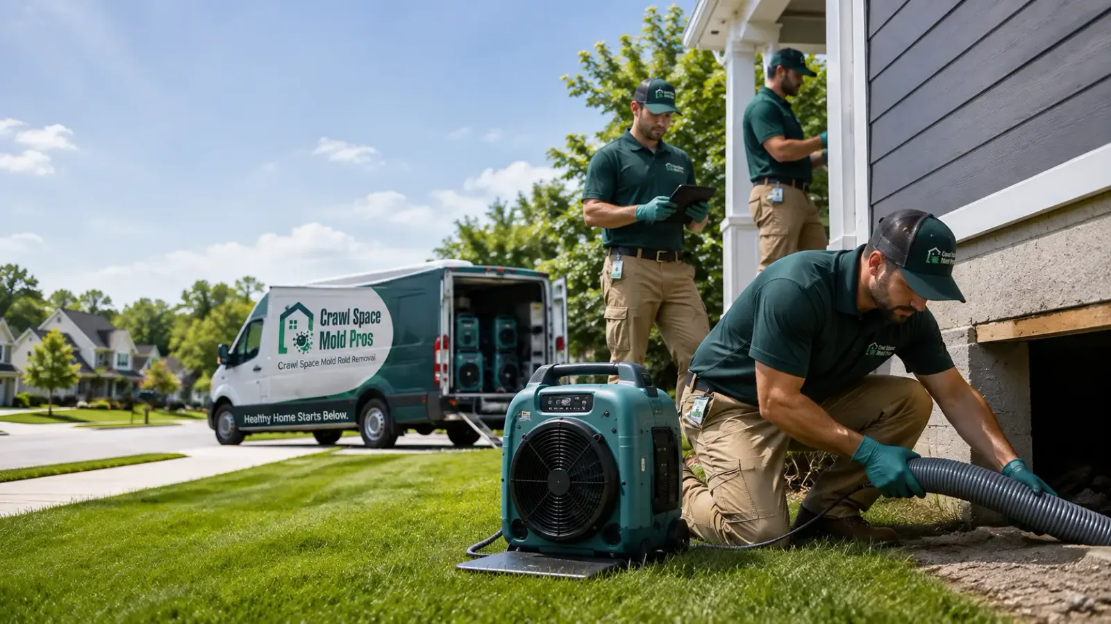 Crawl Space Mold Removal in Libertyville, IA